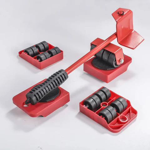 EasyMove® Deslizador de Muebles (Juego 4 Bases con Ruedas + Levantador)