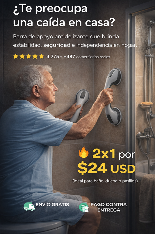 SecureBar™ Barra de seguridad antideslizante 2x1