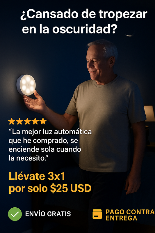 EasyGlow®Promo 3x1 Luces Led con Sensor de Movimiento